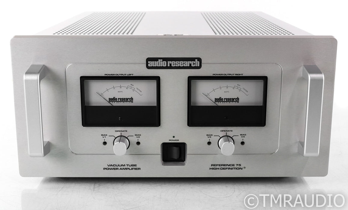 Audio Research Reference 75 SE Stereo Tube Power Amplifier; Silver