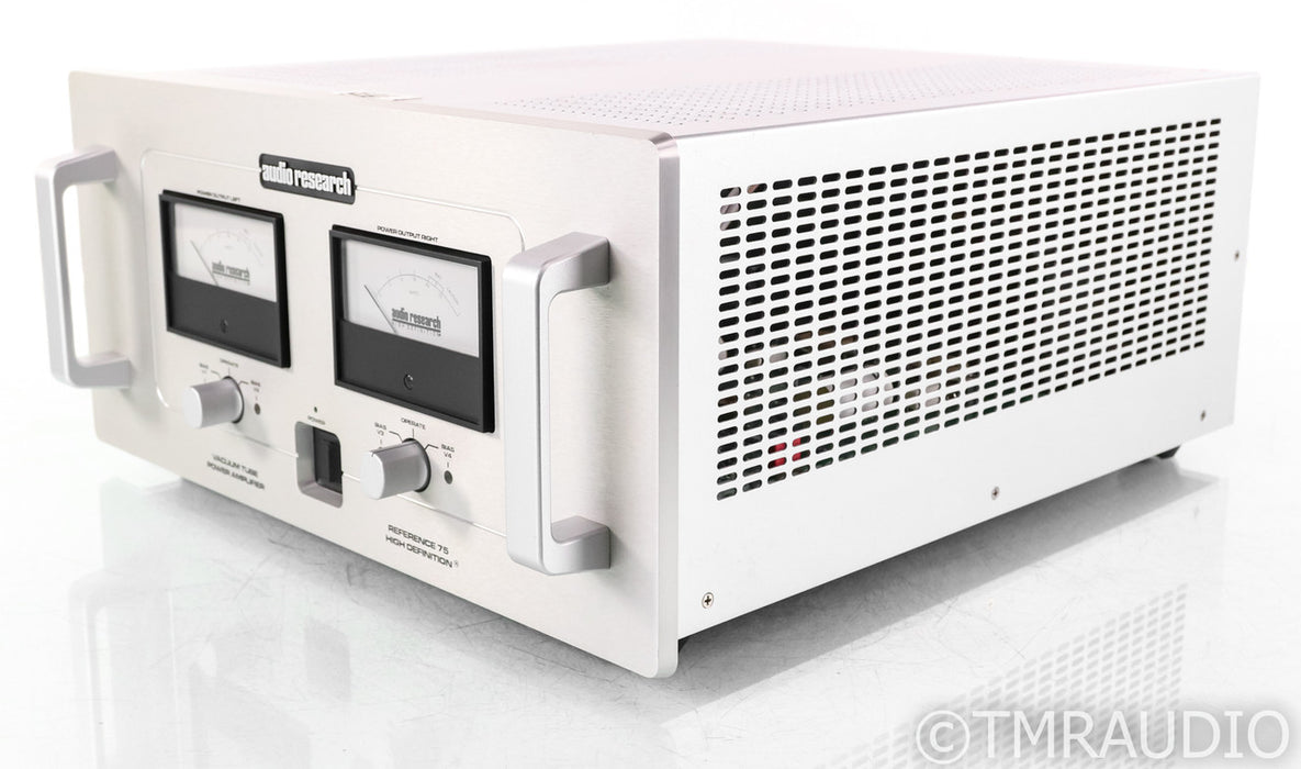 Audio Research Reference 75 SE Stereo Tube Power Amplifier; Silver