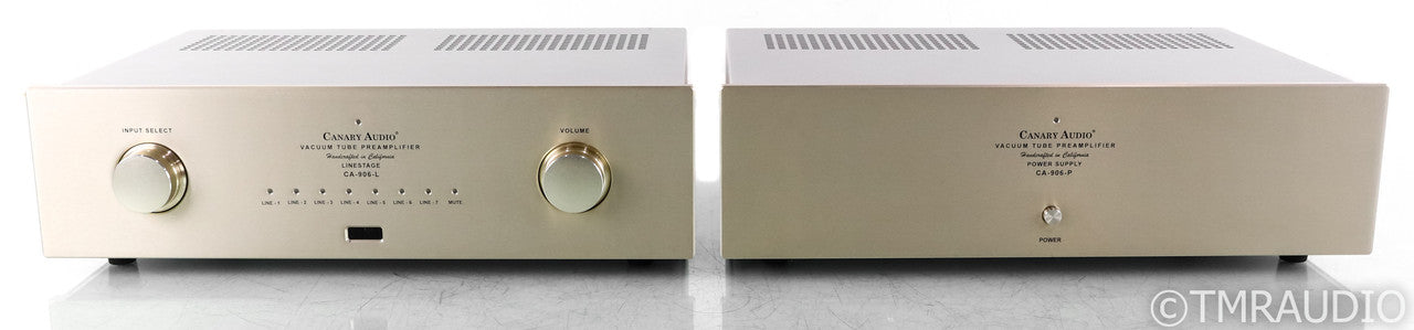 Canary Audio CA-906 Stereo Tube Preamplifier; CA906; Silver