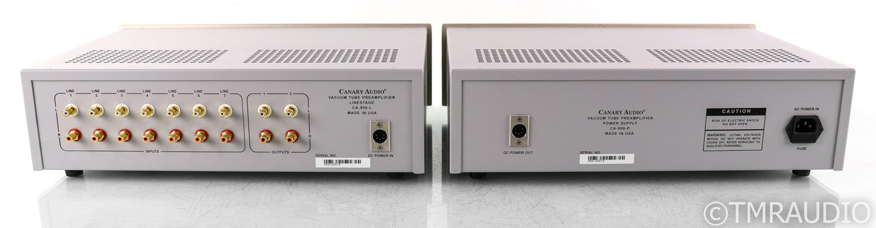 Canary Audio CA-906 Stereo Tube Preamplifier; CA906; Silver