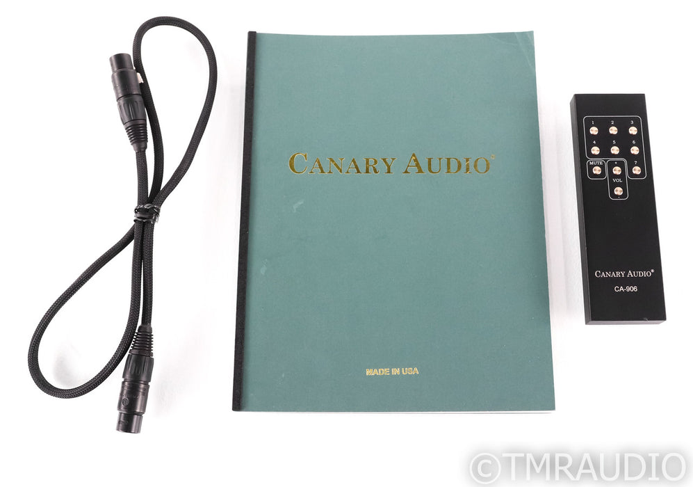 Canary Audio CA-906 Stereo Tube Preamplifier; CA906; Silver