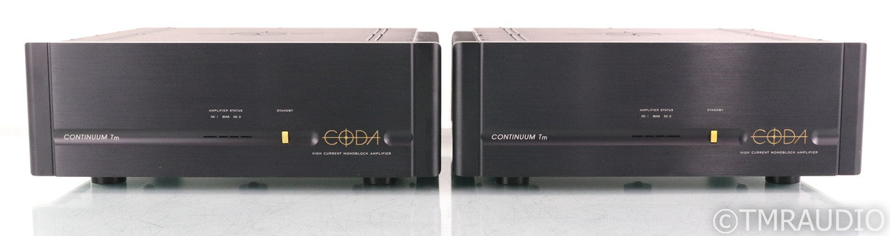 Coda Continuum Tm Monoblock Amplifier; Black; Pair