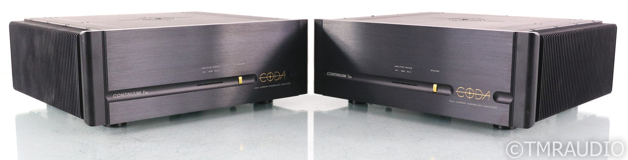 Coda Continuum Tm Monoblock Amplifier; Black; Pair