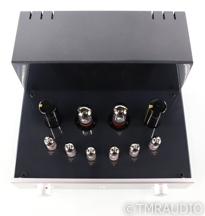 PrimaLuna EvoLution EVO 300 Stereo Tube Preamplifier; Silver; Remote