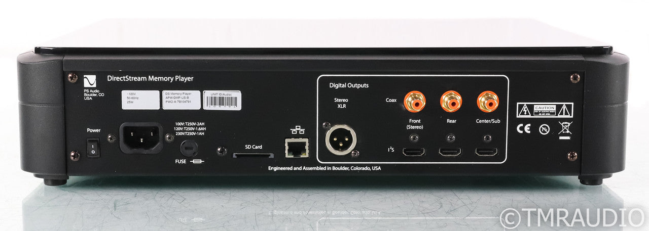 PS Audio DirectStream Memory Player CD / SACD Transport; Black; Remote; DMP