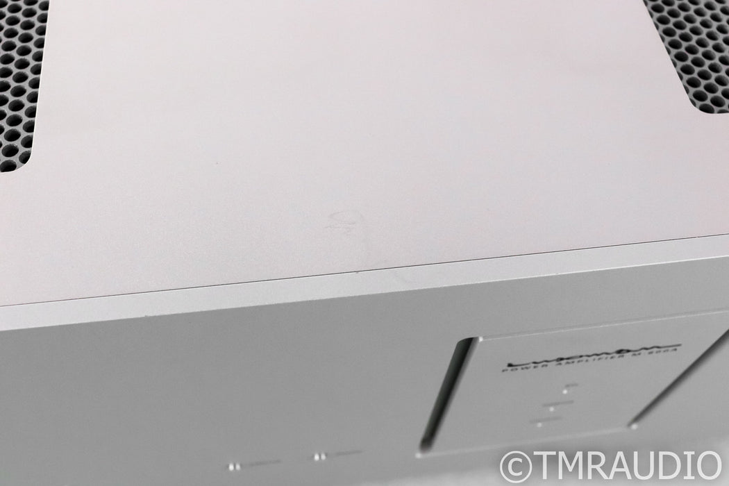 Luxman M-600A Stereo Power Amplifier; M600A; Silver