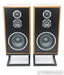 KLH Model 5 Floorstanding Speakers; Walnut Pair w/ Stands