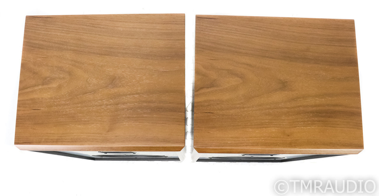 KLH Model 5 Floorstanding Speakers; Walnut Pair w/ Stands