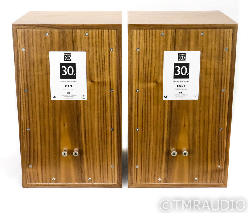 Harbeth M30.2 XD Bookshelf Speakers; M 30.2; Walnut Pair