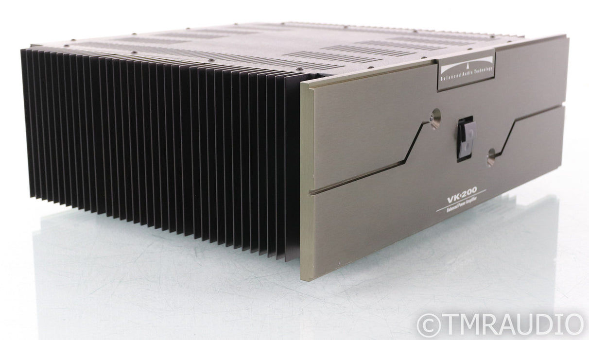 Balanced Audio Technology VK-200 Stereo Power Amplifier; VK200; Black