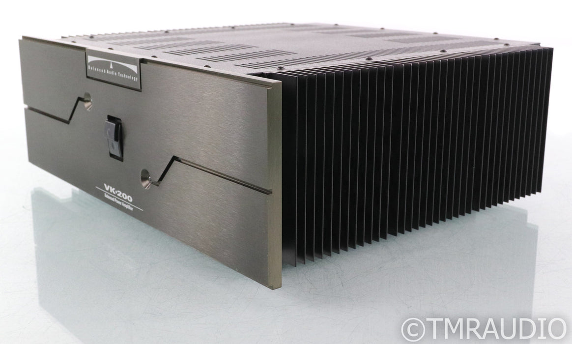 Balanced Audio Technology VK-200 Stereo Power Amplifier; VK200; Black