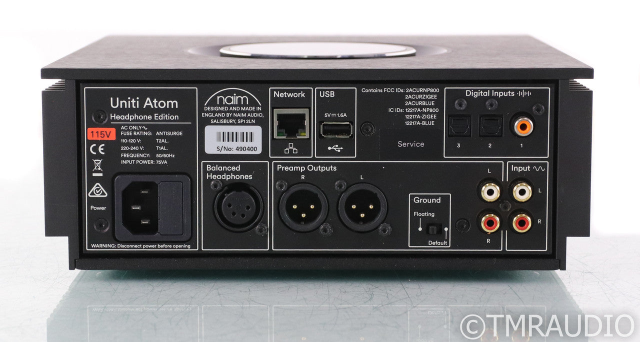 Nain Uniti Atom HE Streaming Preamplifier; Headphone Edition; Remote