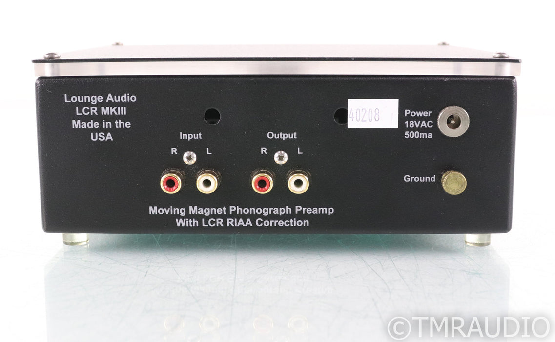 Lounge Audio LCR MkIII MM Phono Preamplifier; Moving Magnet; Silver Wire Upgrade