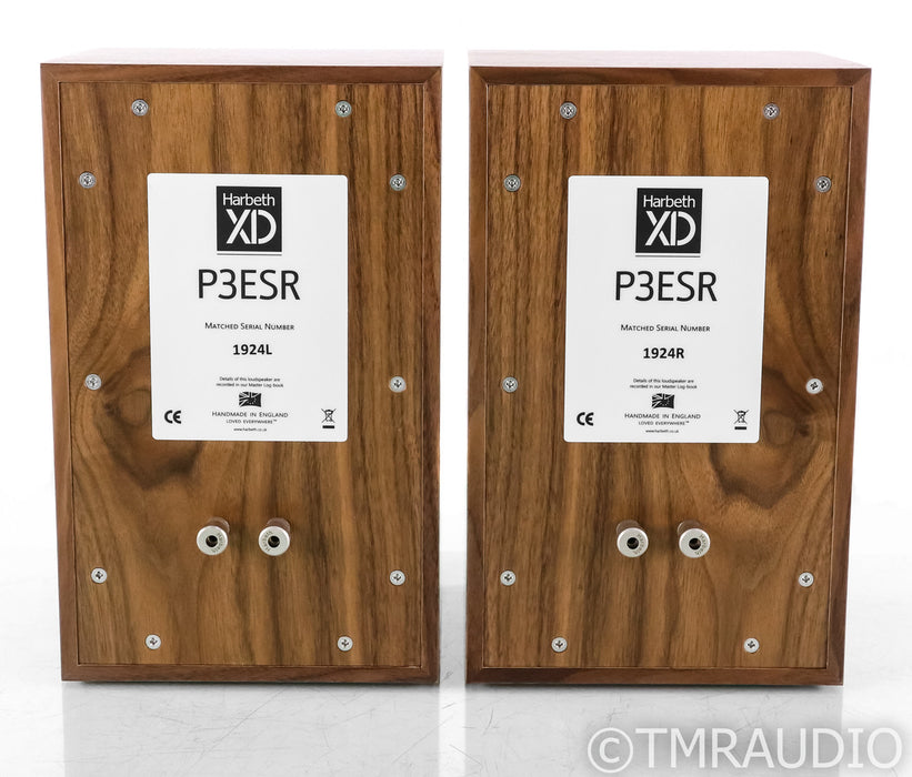 Harbeth P3ESR XD Bookshelf Speakers; Walnut Pair; P3-ESR (Open Box)