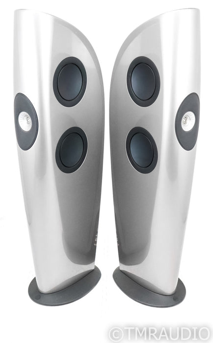 Kef Blade Floorstanding Speakers; Warm Metallic Gray Pair - Mint