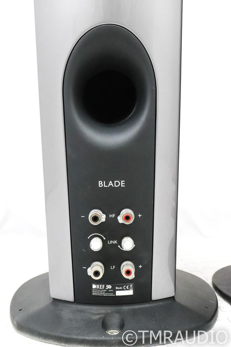 Kef Blade Floorstanding Speakers; Warm Metallic Gray Pair - Mint
