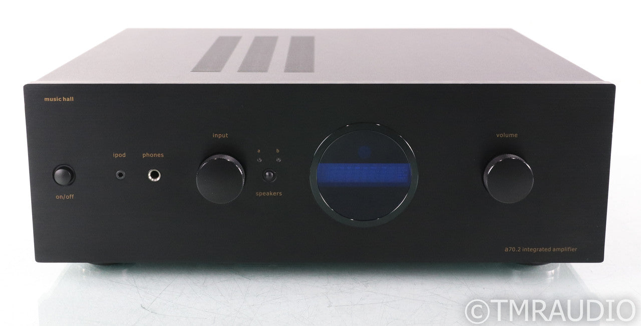 Music Hall a70.2 Stereo Integrated Amplifier; Remote; MM Phono; A-70.2; Black