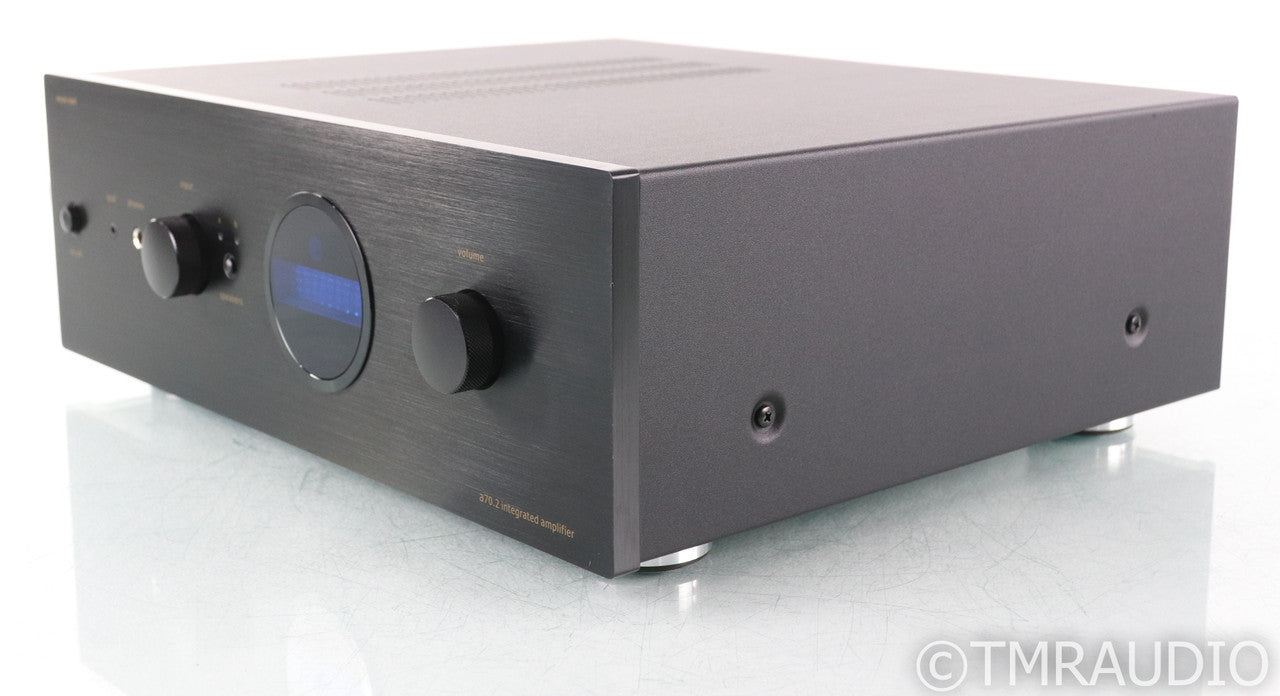 Music Hall a70.2 Stereo Integrated Amplifier; Remote; MM Phono; A-70.2; Black
