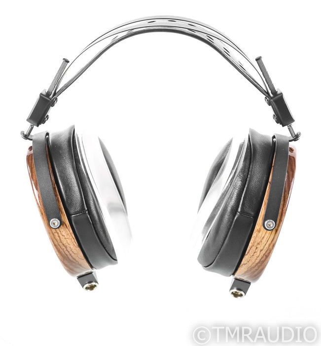 Audeze LCD-3 Open Back Headphones; Zebrano Wood; Leather (New)