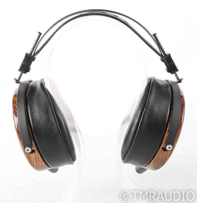 Audeze LCD-3 Open Back Headphones; Zebrano Wood; Leather (New)
