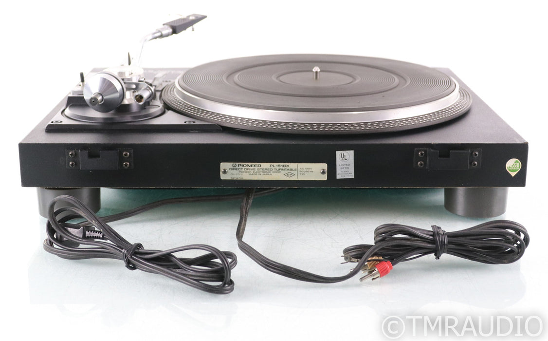 Pioneer PL-518X Vintage Direct Drive Turntable; PL518X (No Cartridge)