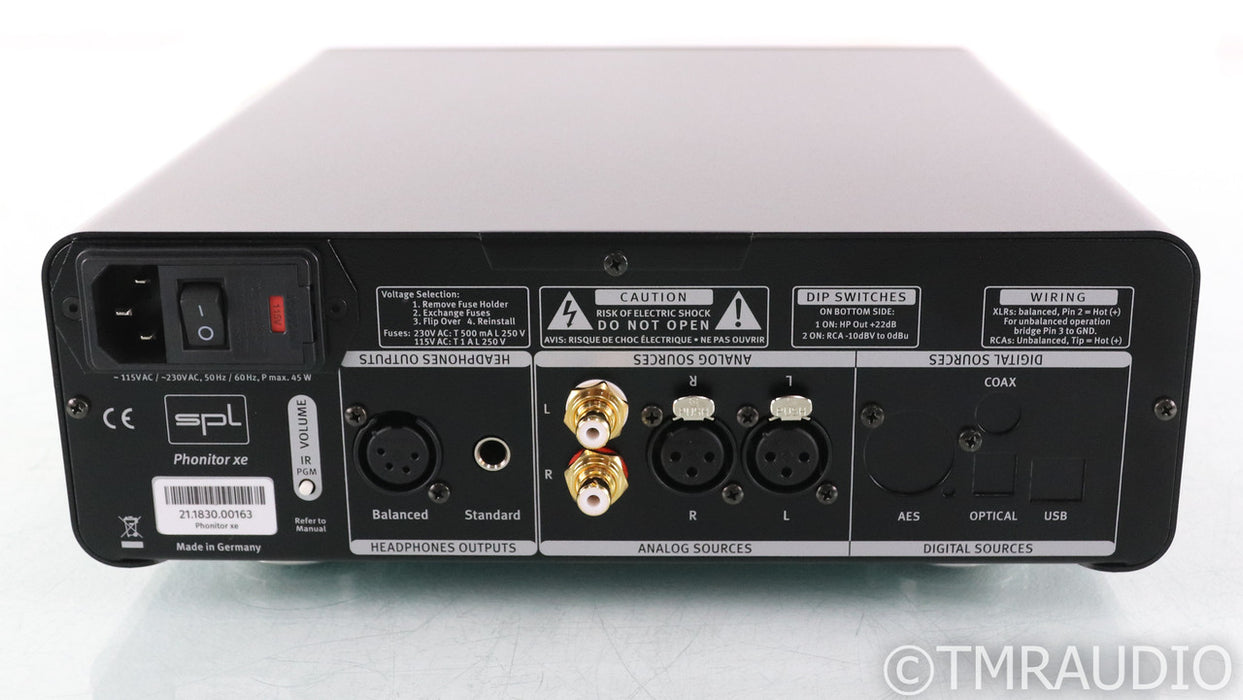 SPL Phonitor xe Headphone Amplifier; Black; Phonitor-XE