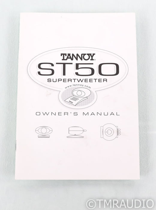 Tannoy ST-50 Super Tweeters; Black & Tan Pair