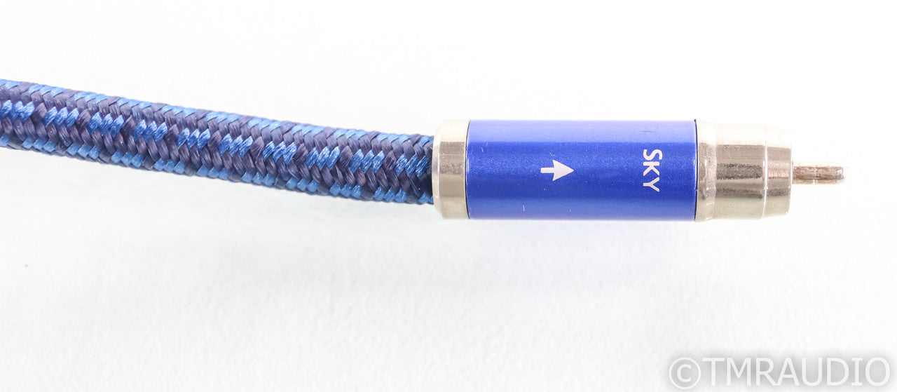 AudioQuest Sky RCA Cables; 0.5m Pair Interconnects; 72v DBS