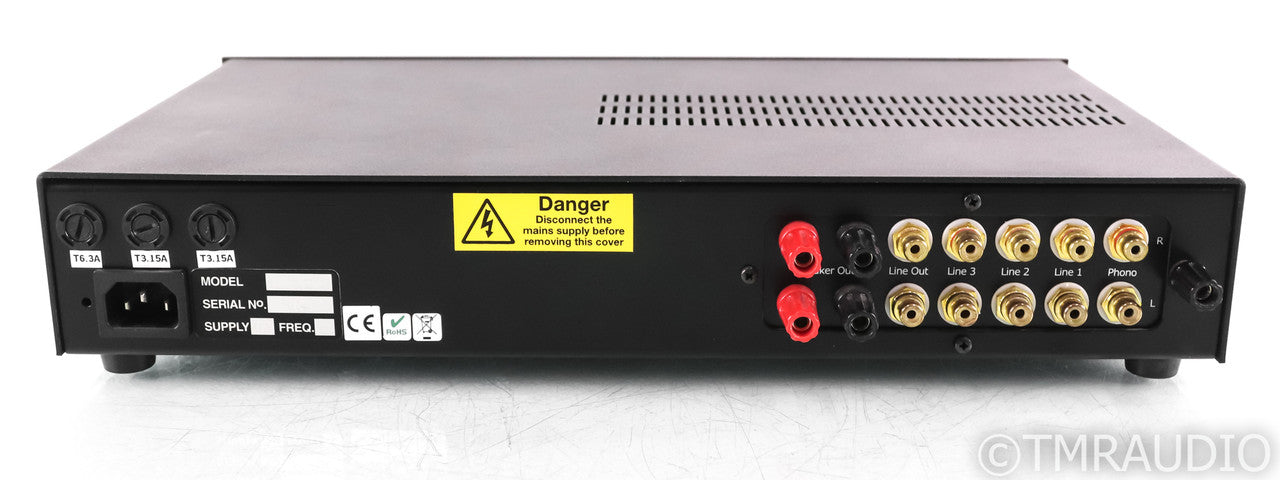 Croft Acoustics Phono Integrated Stereo Integrated Amplifier; Tube Hybrid; Black
