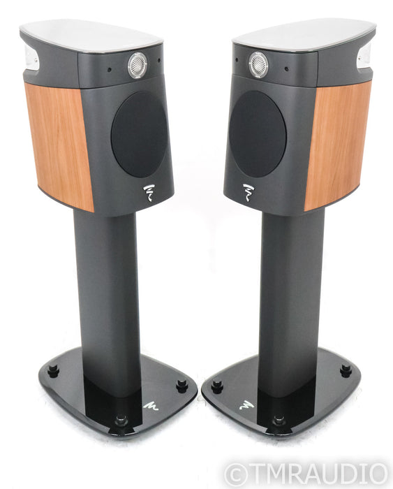 Focal Sopra N1 Bookshelf Speakers; No 1; Walnut; Pair; Stands
