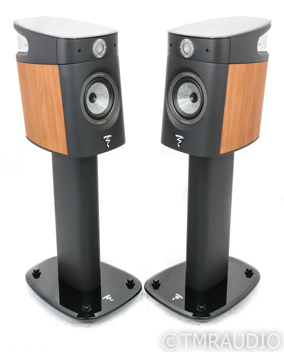 Focal Sopra N1 Bookshelf Speakers; No 1; Walnut; Pair; Stands