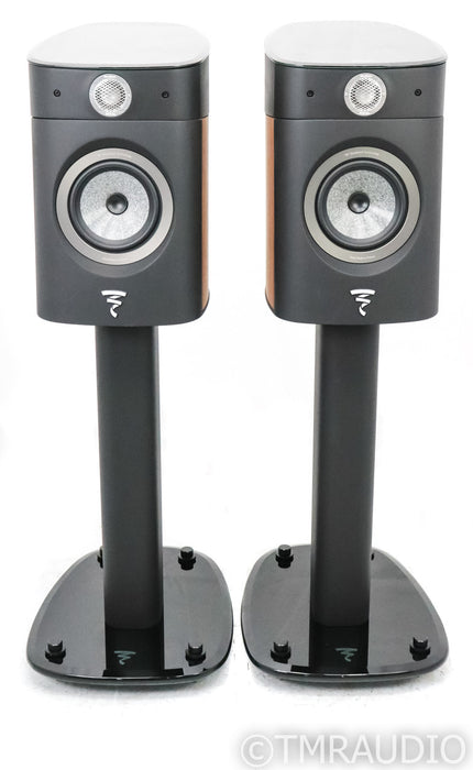 Focal Sopra N1 Bookshelf Speakers; No 1; Walnut; Pair; Stands
