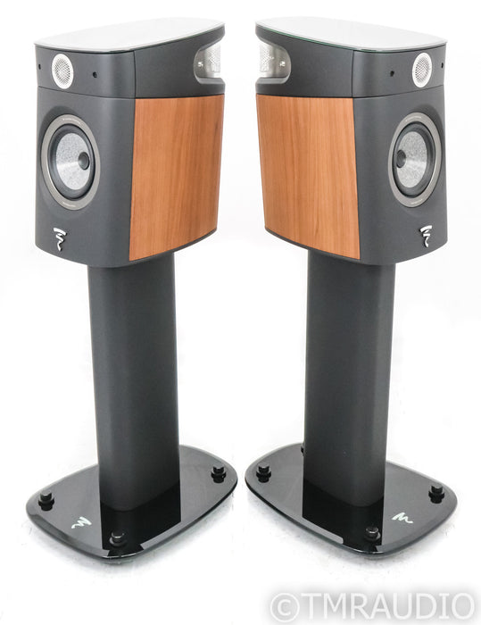 Focal Sopra N1 Bookshelf Speakers; No 1; Walnut; Pair; Stands