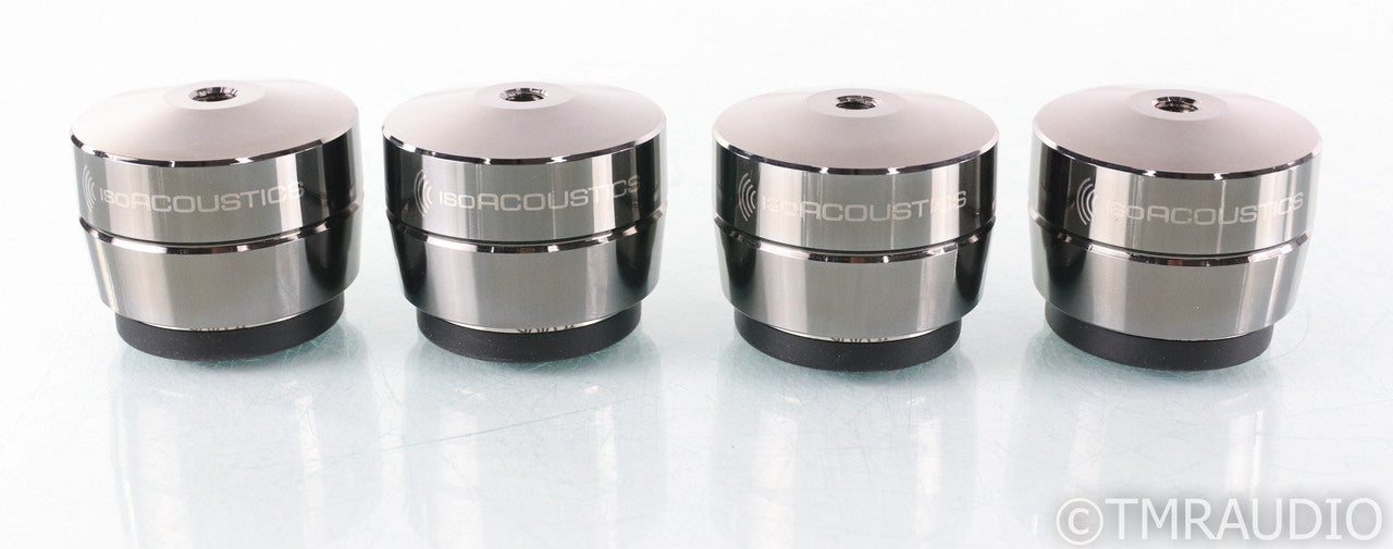 IsoAcoustics Gaia II Isolation Footers; Set of 4 w/ Carpet Spikes