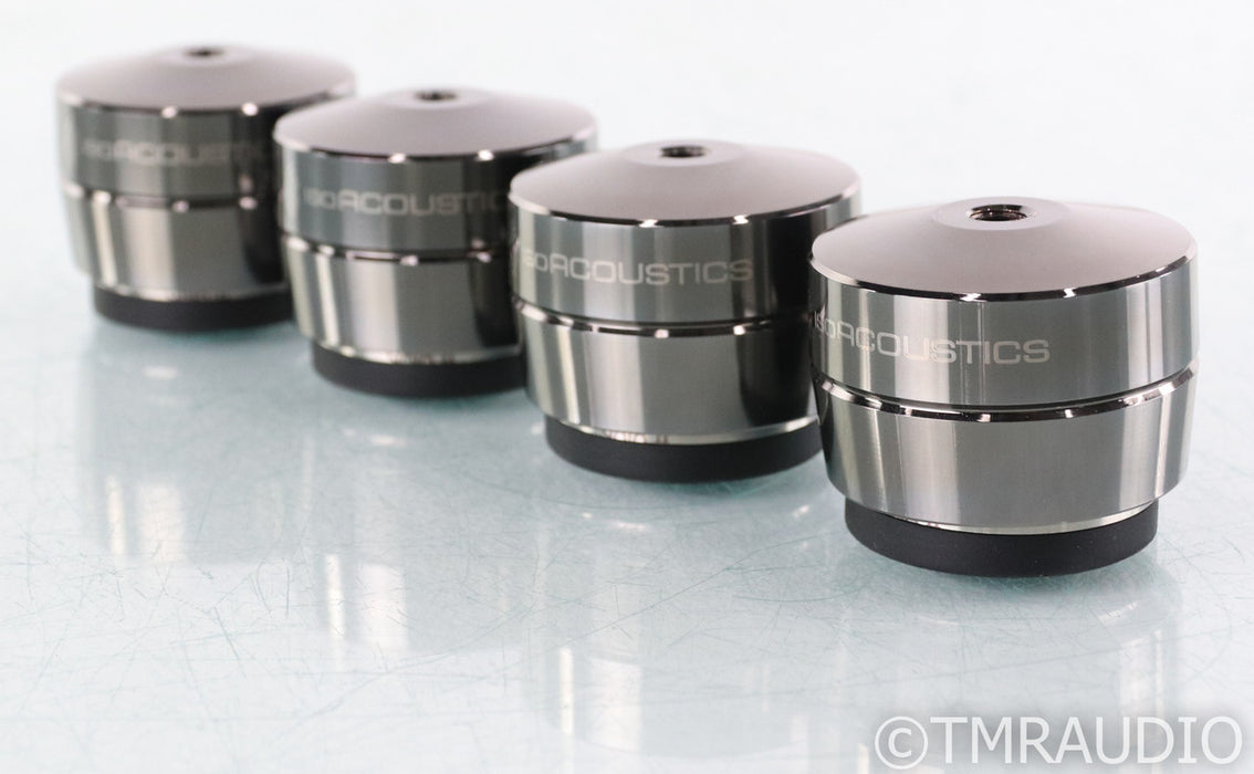 IsoAcoustics Gaia II Isolation Footers; Set of 4 w/ Carpet Spikes