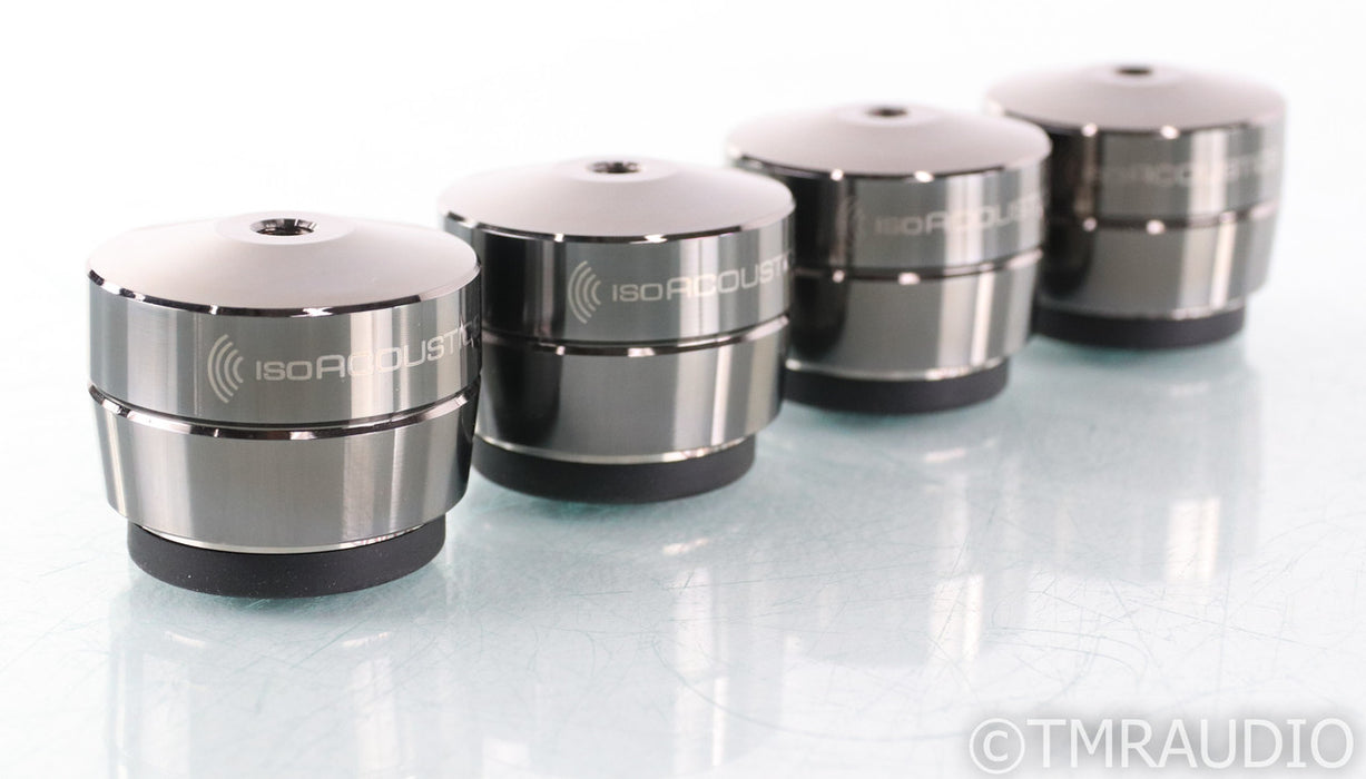 IsoAcoustics Gaia II Isolation Footers; Set of 4 w/ Carpet Spikes