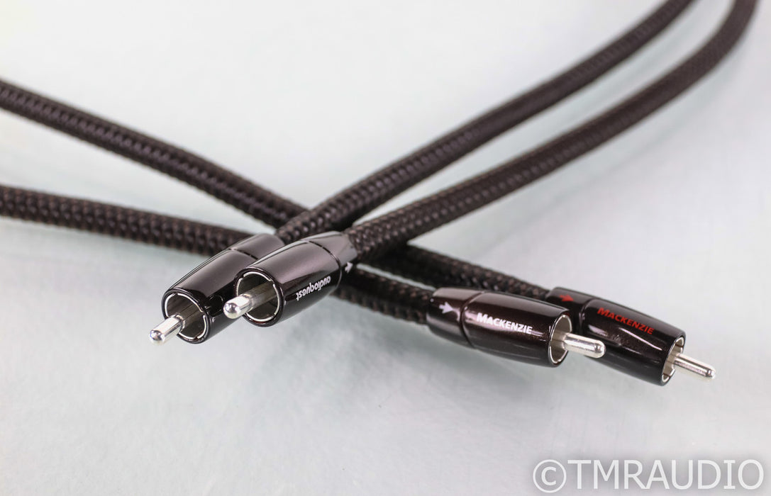 AudioQuest Mackenzie RCA Cables; 1m Pair Interconnects (Open Box)