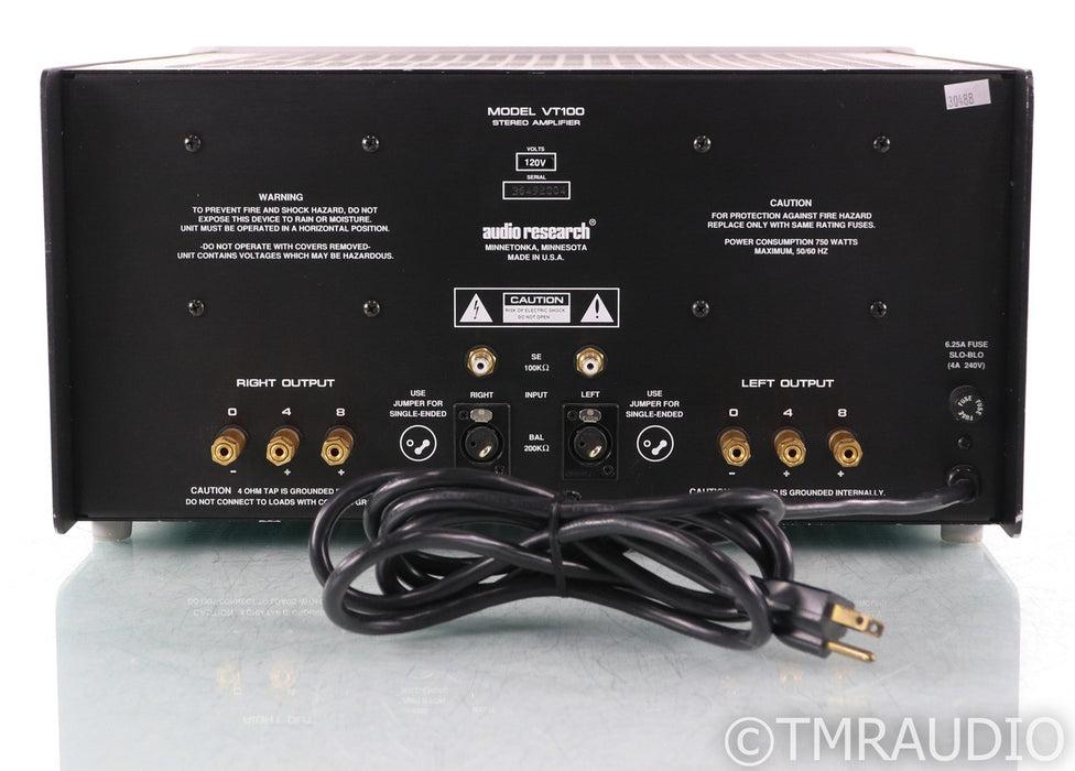 Audio Research VT100 Stereo Tube Power Amplifier; VT-100
