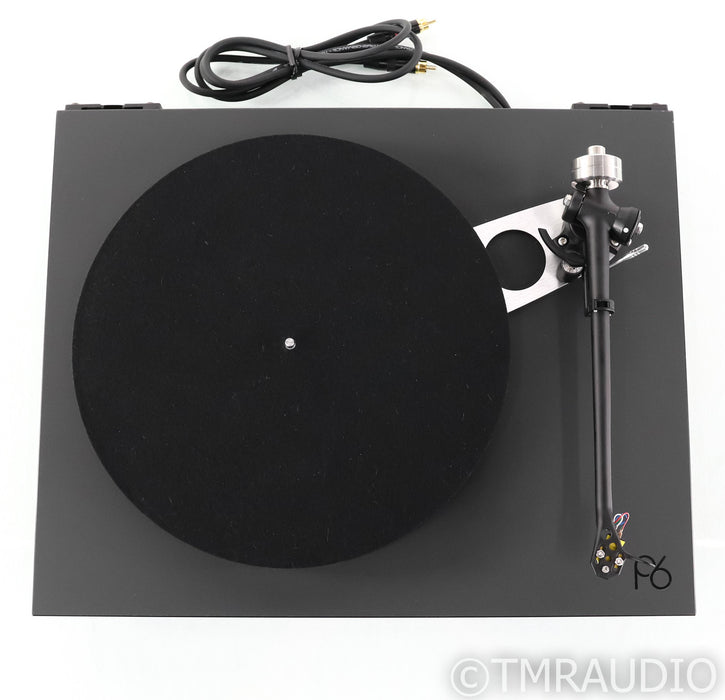 Rega Planar 6 Belt Drive Turntable; Exact 2 MM Cartridge; Neo PSU; Black; P6