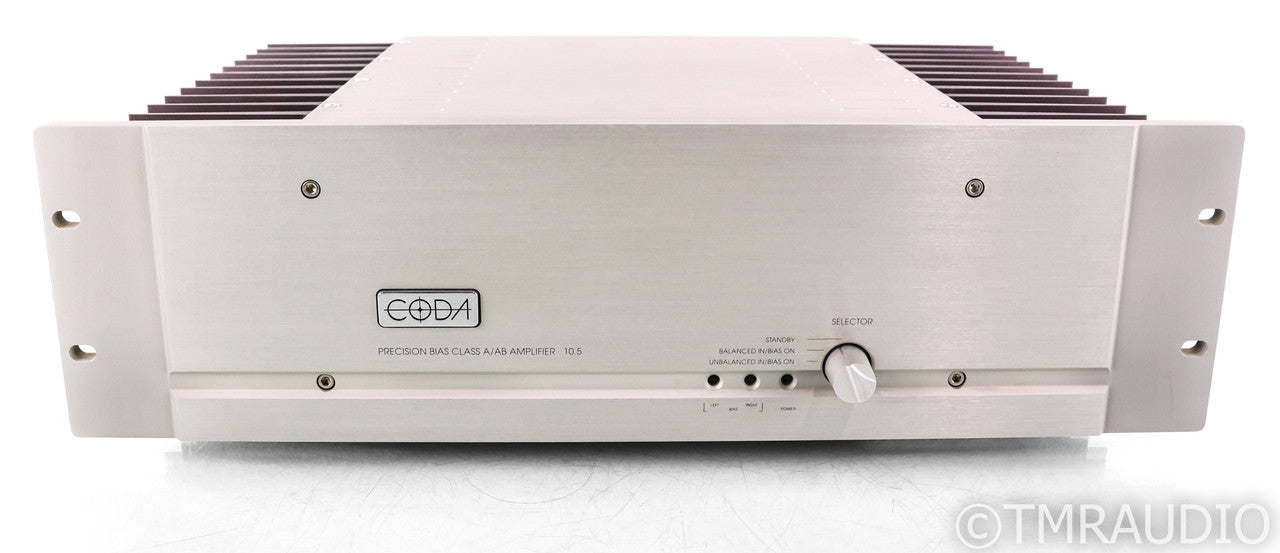 Coda 10.5 Stereo Power Amplifier; Silver
