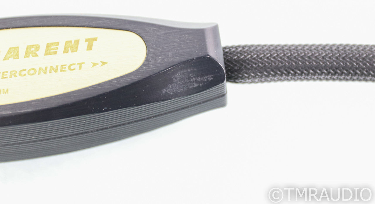 Transparent Audio Reference Series MM RCA Cables; 1m Pair Interconnects