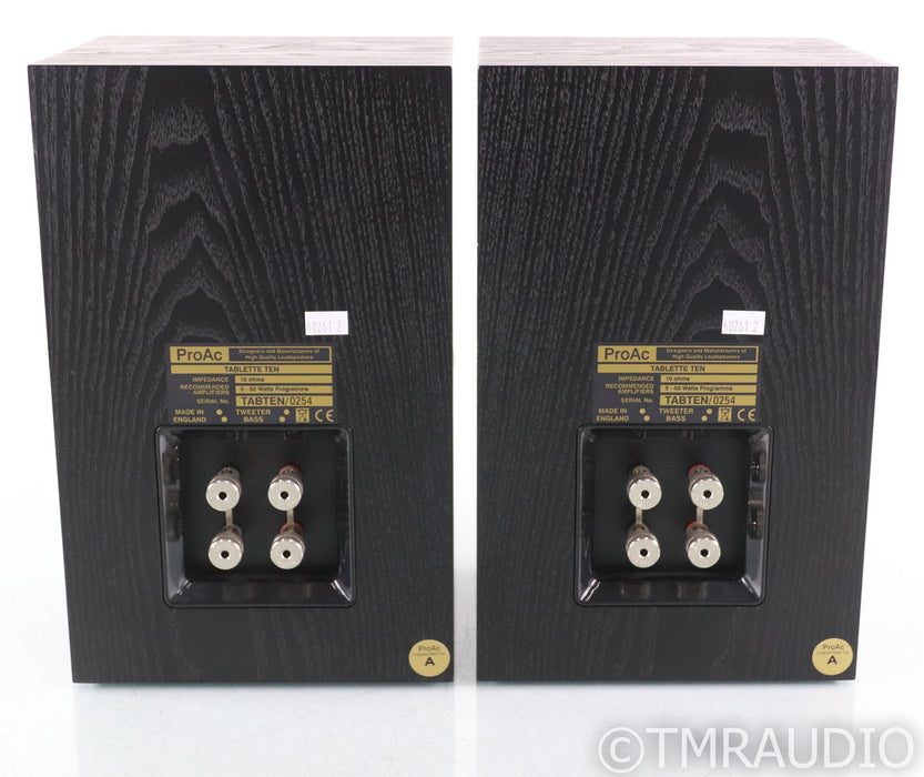 ProAc Tablette Ten Bookshelf Speakers; Black Pair