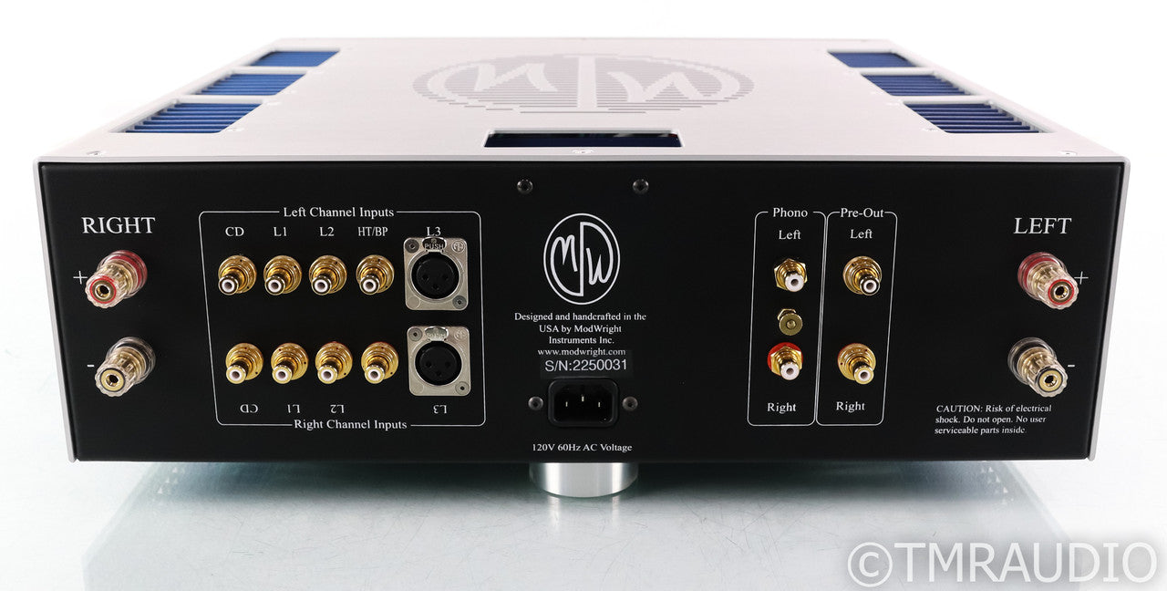 ModWright KWH 225i Stereo Tube Hybrid Integrated Amplifier; Silver; Remote