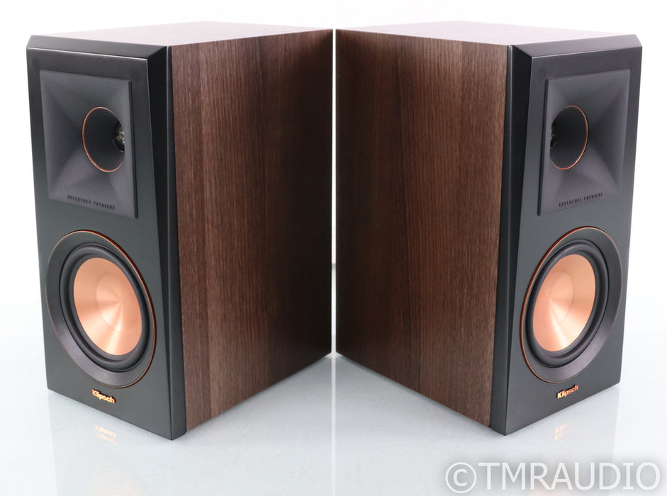 Klipsch RP-500M Bookshelf Speakers; Walnut Pair