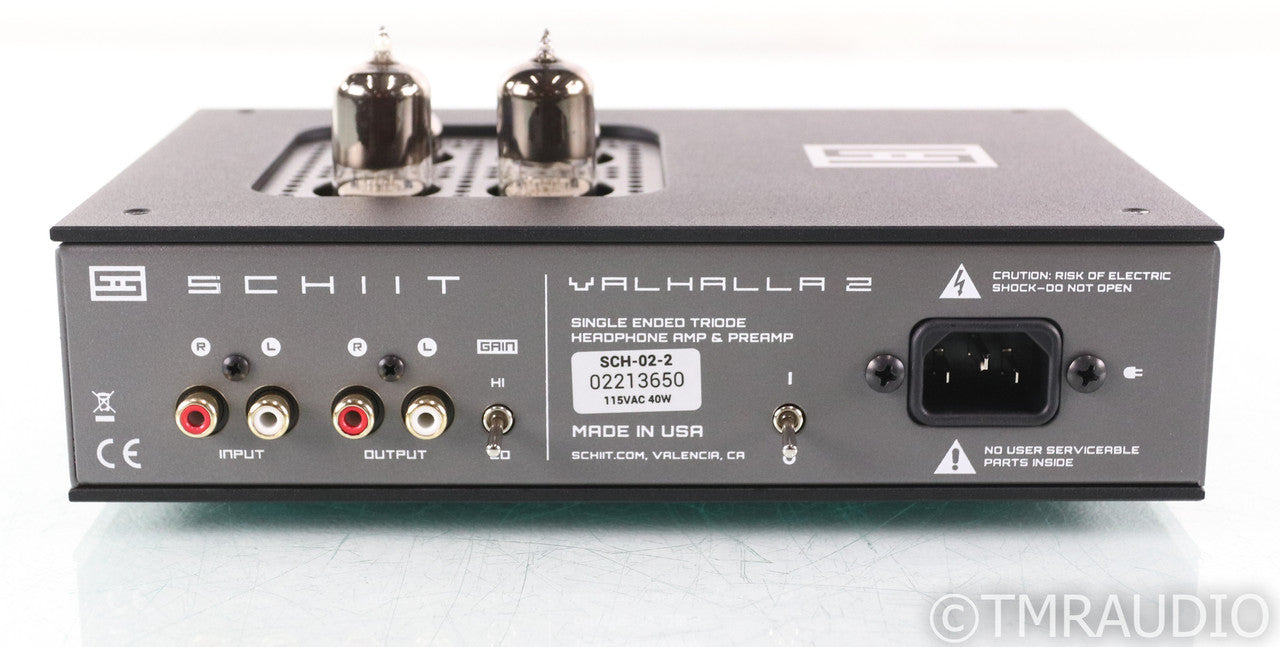 Schiit Audio Valhalla 2 Headphone Amplifier / Preamplifier; Black; ValhallaII