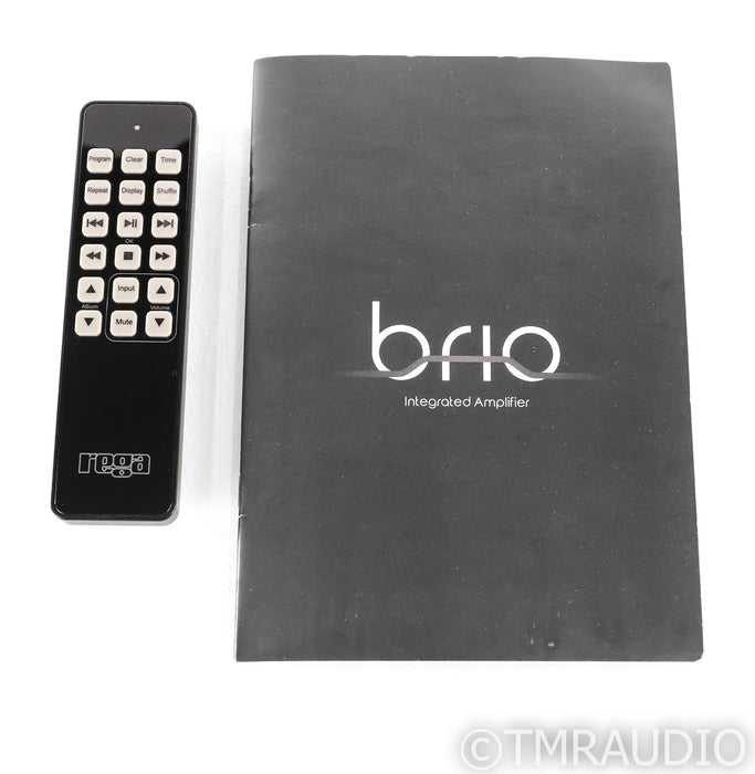 Rega Brio Stereo Integrated Amplifier; Black; Remote; MM Phono