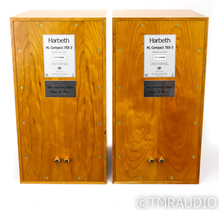 Harbeth HL Compact 7ES-3 Bookshelf Speakers; C7ES3; Anniversary Edition; Cherry