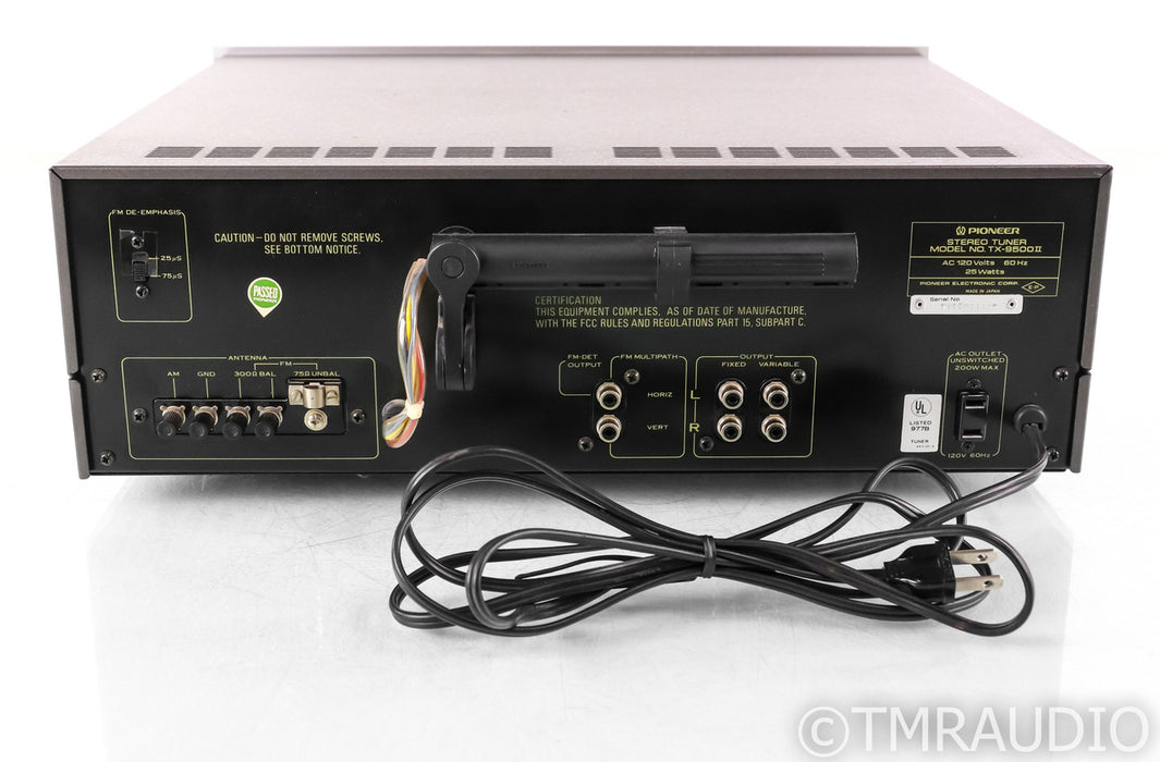 Pioneer TX-9500 II Vintage Stereo AM / FM Tuner; OEM Box; Fully Tested; Relamped