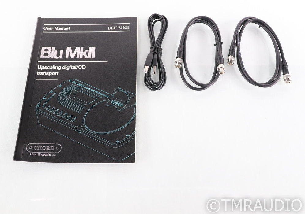 Chord Electronics BLU MKII Upscaling CD Transport; Mark 2; Silver (No Remote)