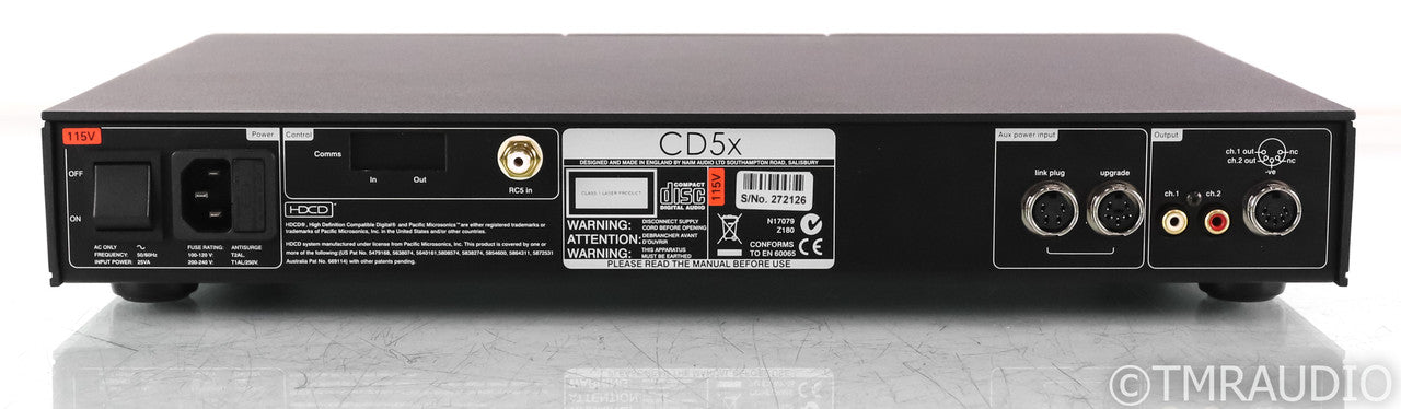 Naim CD5x CD Player; CD-5x; Remote